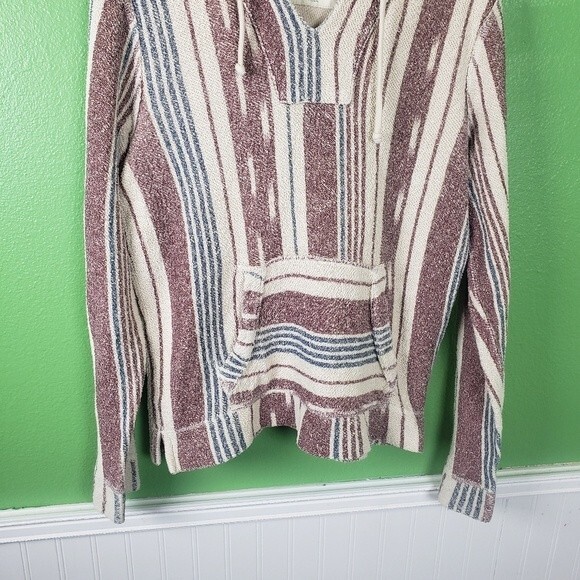 Hollister Women's beach surf surfer striped pullover jacket size small - Picture 8 of 10
